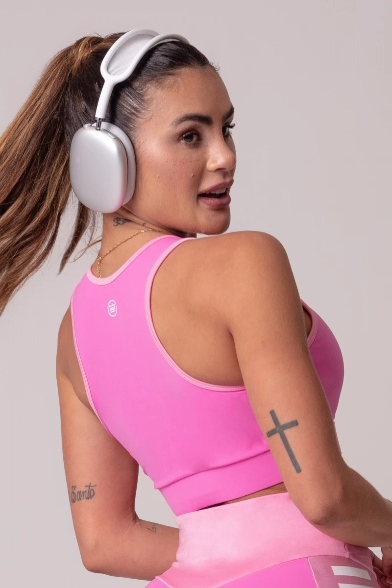 Hipkini - Top Luxury Fitness Pink Neckline - 3339694