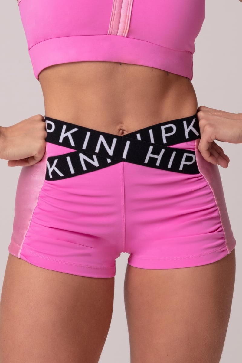 Hipkini - Luxury Fitness Pink Elastic Shorts - 3339702