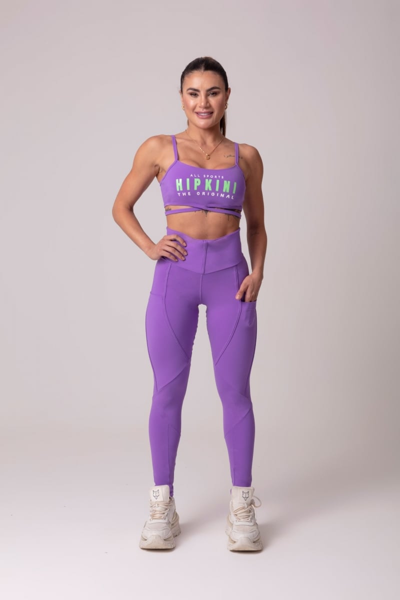 Hipkini - Top Luxury Fitness Purple with Bias on the Waistband - 3339712 Hipkini - Top Luxury Fitness Purple with Bias on the Waistband - 3339712