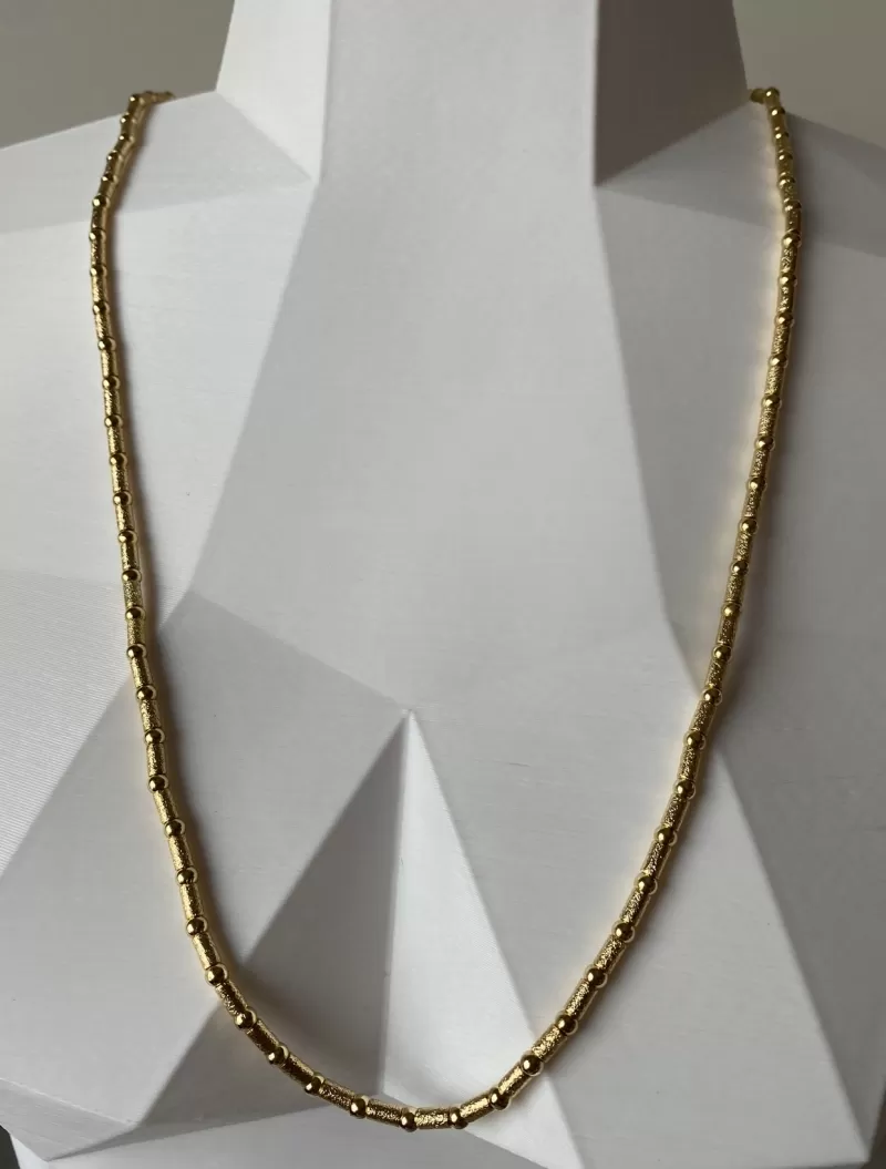 Mikabe - Necklace / Btanklet Bugle and Polka Dots - MK1441