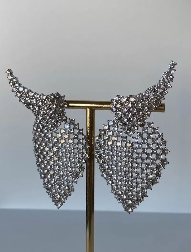 Mikabe - Earring Shine White Rhodium - MK1445